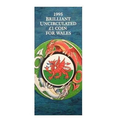 1995 BU £1 Coin – Welsh Dragon - Presentation Pack